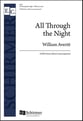 All Through the Night SATB choral sheet music cover
